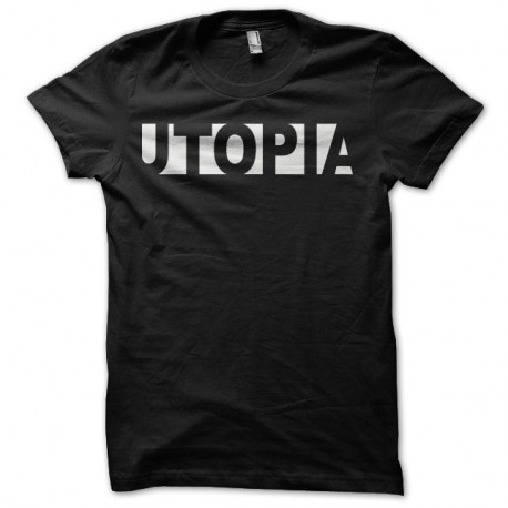 Shirt Utopia noir pour homme et femme