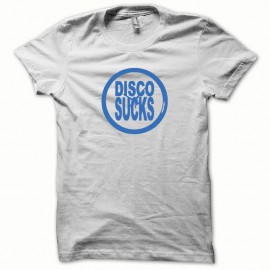 Shirt Disco Sucks bleu/blanc pour homme et femme