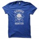 Shirt zombie Hunter bleu pour homme et femme