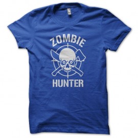 Shirt zombie Hunter bleu pour homme et femme