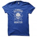 Shirt zombie Hunter bleu pour homme et femme
