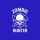 Shirt zombie Hunter bleu pour homme et femme