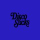 Shirt Disco Sucks noir/bleu royal pour homme et femme