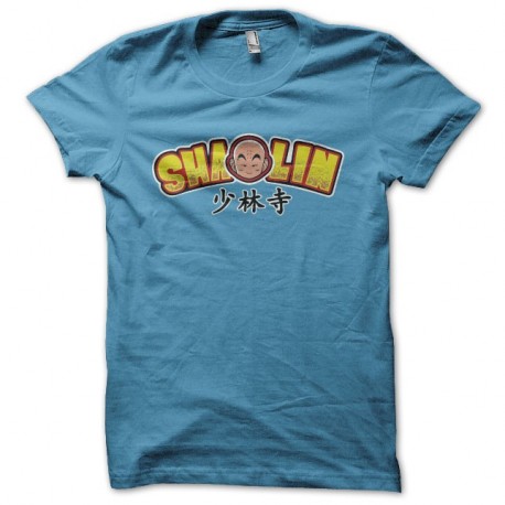 Shirt Shaolin Krilin turquoise pour homme et femme