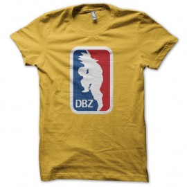 Shirt DBZ parodie NBA jaune pour homme et femme