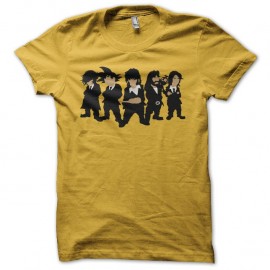 Shirt Manga parodie Reservoir Dogs jaune pour homme et femme