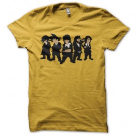 Shirt Manga parodie Reservoir Dogs jaune pour homme et femme
