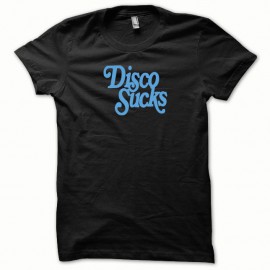 Shirt Disco Sucks bleu/noir pour homme et femme