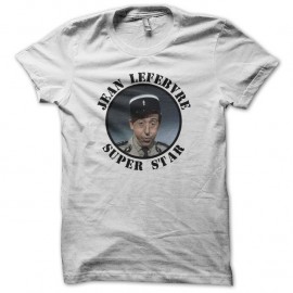 Shirt Jean Lefebvre Superstar blanc pour homme et femme
