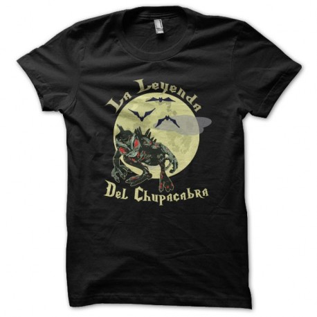 Shirt Chupacabra la Leyenda noir pour homme et femme