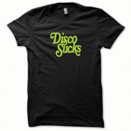 Shirt Disco Sucks vert/noir pour homme et femme