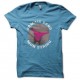 Shirt Jamais sans mon String turquoise pour homme et femme