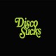 Shirt Disco Sucks vert/noir pour homme et femme