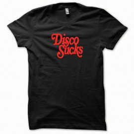Shirt Disco Sucks rouge/noir pour homme et femme