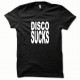 Shirt Disco Sucks blanc/noir pour homme et femme