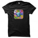Shirt Diamond Dash noir pour homme et femme
