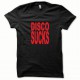 Shirt Disco Sucks rouge/noir pour homme et femme