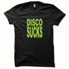 Shirt Disco Sucks vert/noir pour homme et femme