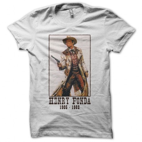 Shirt Henry Fonda hommage blanc pour homme et femme