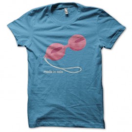 Shirt Boules de Geisha made in asia turquoise pour homme et femme