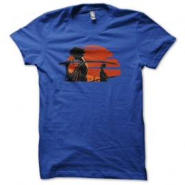 Shirt samourai champoo bleu pour homme et femme