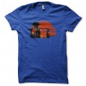 Shirt samourai champoo bleu pour homme et femme