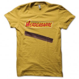 Shirt Carambar parodie Merdenbarre jaune pour homme et femme