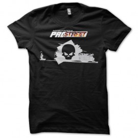 Shirt NFS Prostreet Skull noir pour homme et femme