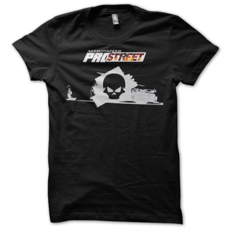 Shirt NFS Prostreet Skull noir pour homme et femme