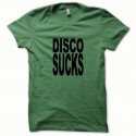Shirt Disco Sucks noir/vert bouteille pour homme et femme