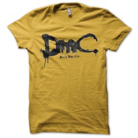 Shirt devilmaycry DMC Logo jaune pour homme et femme