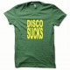 Shirt Disco Sucks jaune/vert bouteille pour homme et femme